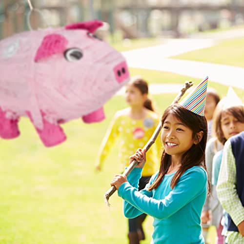 Relaxdays Pinata varken, om op te hangen, kinderen, meisjes en jongens, verjaardag, om te vullen, papier, dierenpinata… - Image 4