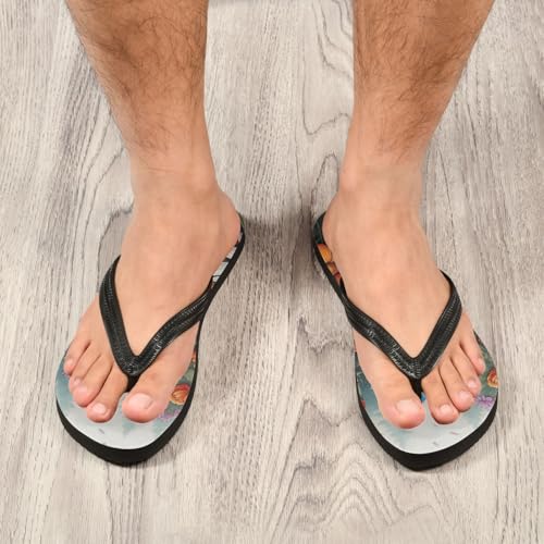 Flower Bird Flip Flop Beach Summer Casual Sandal for Women & Men Shower Shoes 208568554