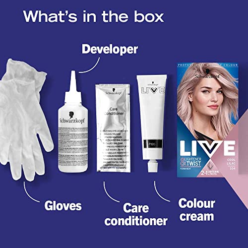 Schwarzkopf Live Lightener+Twist 104 Cool Lilac by...