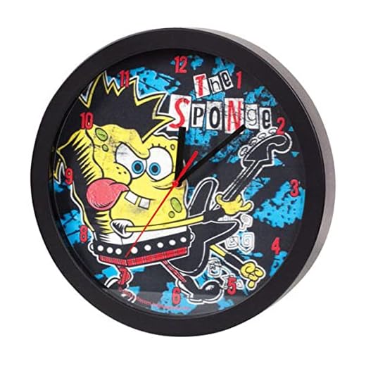 The Spongebob Punk is not Dead Wall Clock