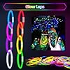 Barras-Luminosas-100-Pulseras-Fluorescentes-y-100-Conectores-Neon-Kits-para-Crear-Collares-Fiesta-Nochevieja-Navidad-Boda-Cumpleanos-Decoracion-Regalo-para-Ninos-Adultos