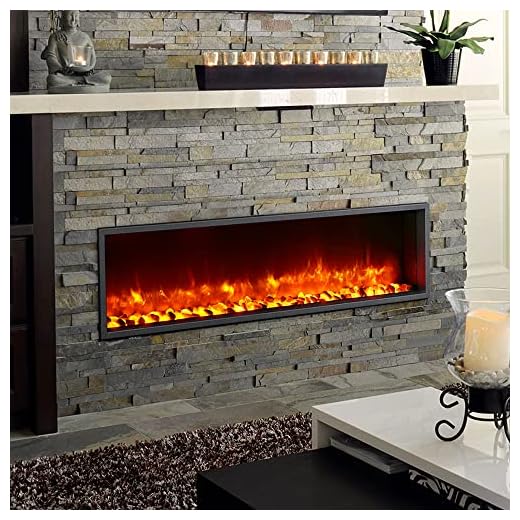 DYNASTY Built-In Electric LED Fireplace