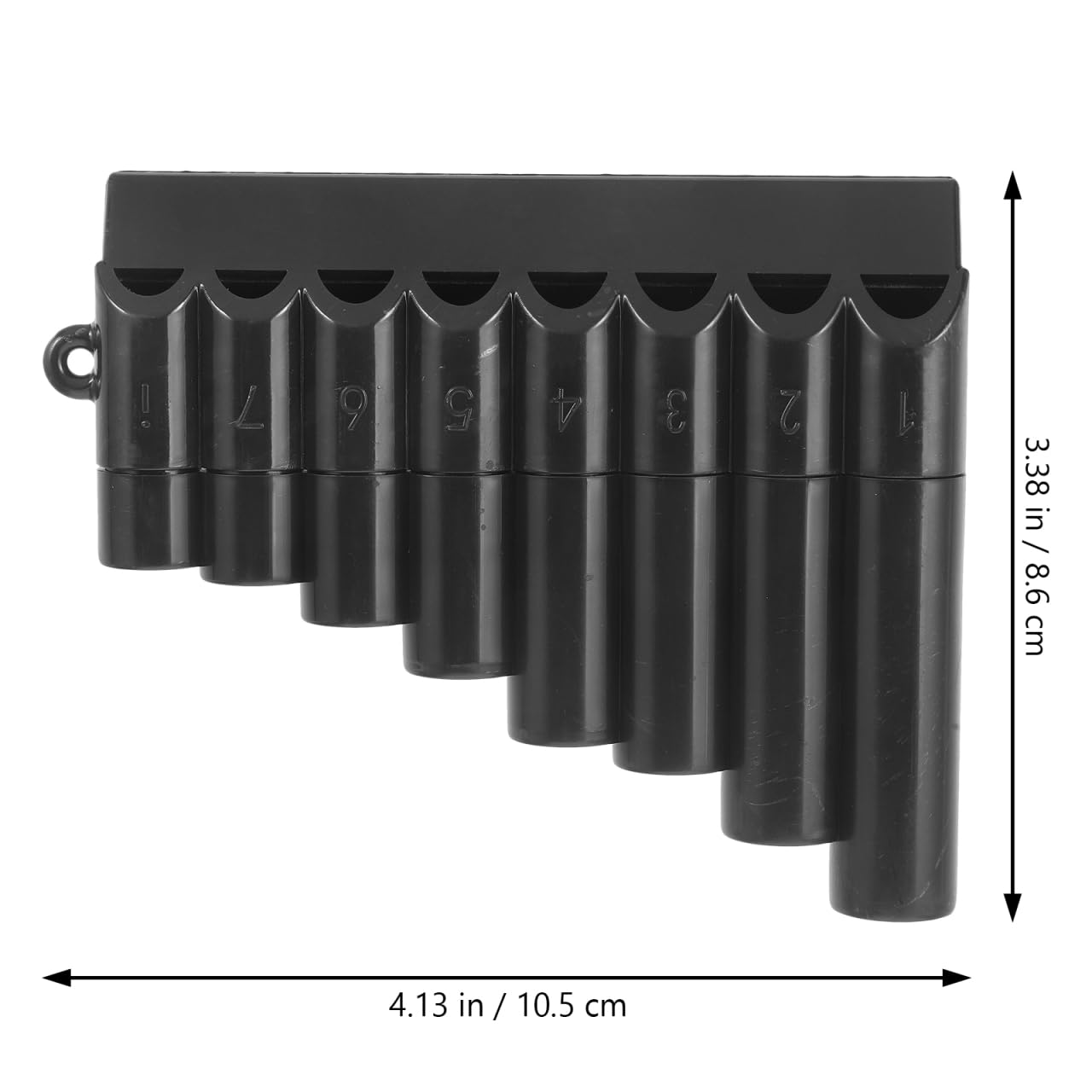 8 mini flûtes à pan pour débutants - Flûte poêle chinoise pour débutants et enfants - Flûte poêle traditionnelle - Instrument de musique portable pour