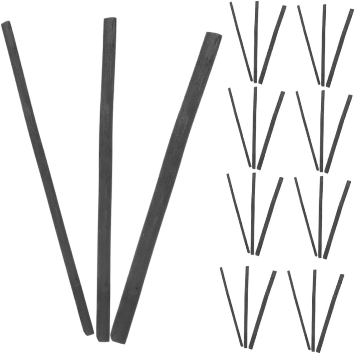 25pcs Compressed Charcoal Sticks for Professional Sketching Durable Artist Drawing Pencils for Shading and Blending for Beginners and Hobbyists
