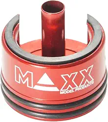 GoldenBall x Maxx Modelo Alumínio Duplo Airseal & Damper AEG Airsoft Cabeça de Cilindro - Vermelho