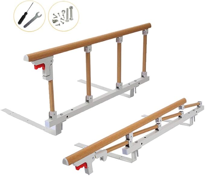 Bed Rails for Elderly Adults Safety Bed Side Assist Rail Collapsible