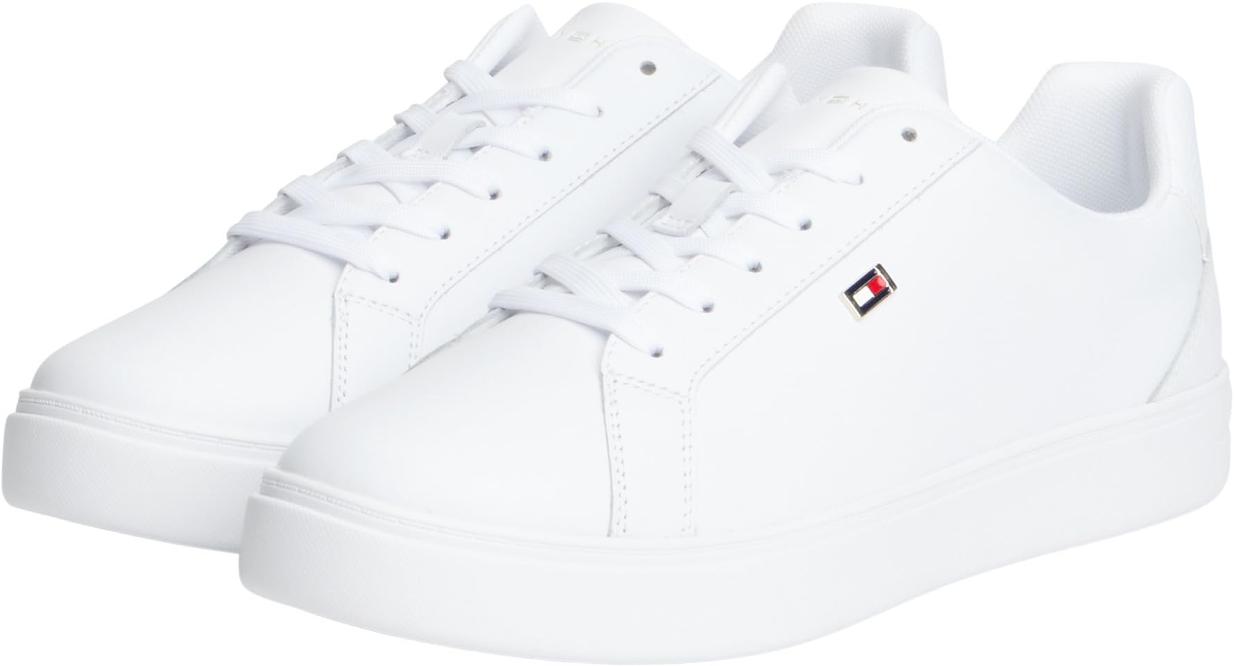 Tommy Hilfiger Damen Court Sneaker Schuhe aus Leder