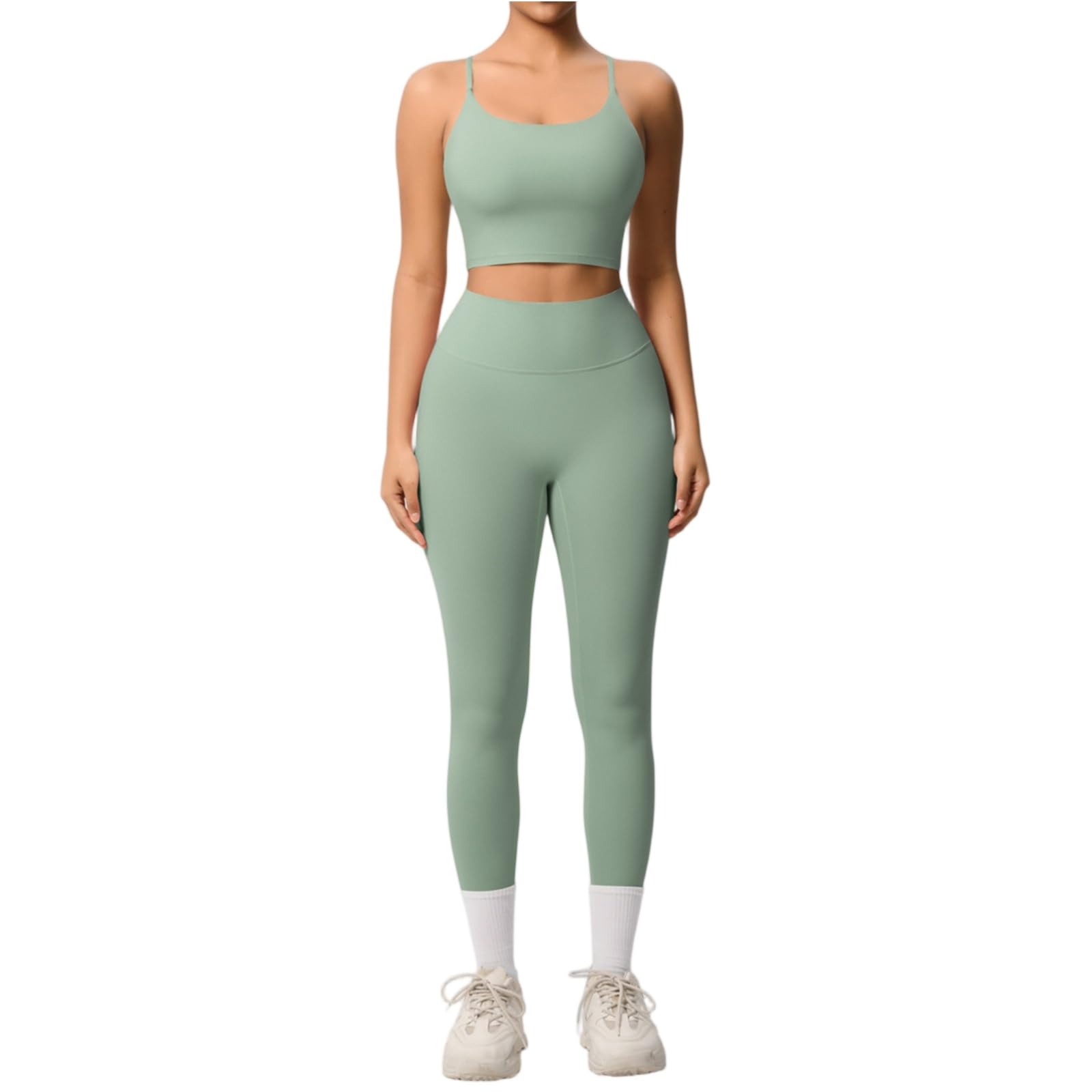 2 Piezas Mujer Exterior Casual Primavera Cintura Del Imperio Sin Mangas Codercon Color Sólido Fuera Del Hombro