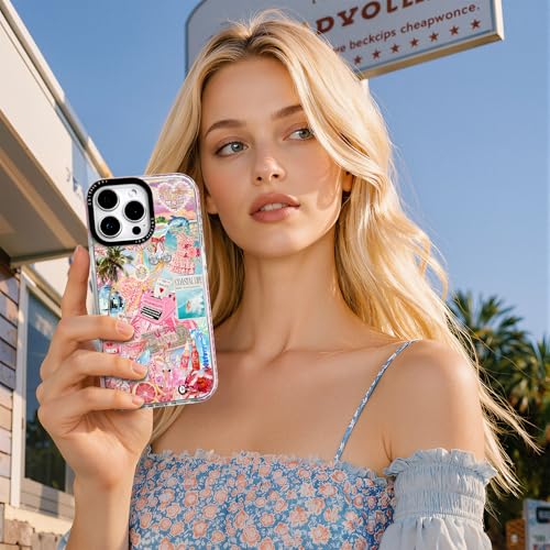 ChiCaseVer for iPhone 14 Case Pink Coastal Summer Design with Tropical - image 6