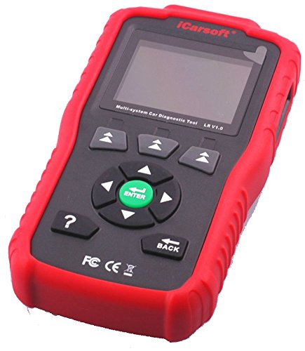 iCarsoft LR V1.0 for Land Rover/Jaguar OBD2 Professional Multi-System Auto Diagnostic Scanner w/Oil Reset Function, Battery Tester and More