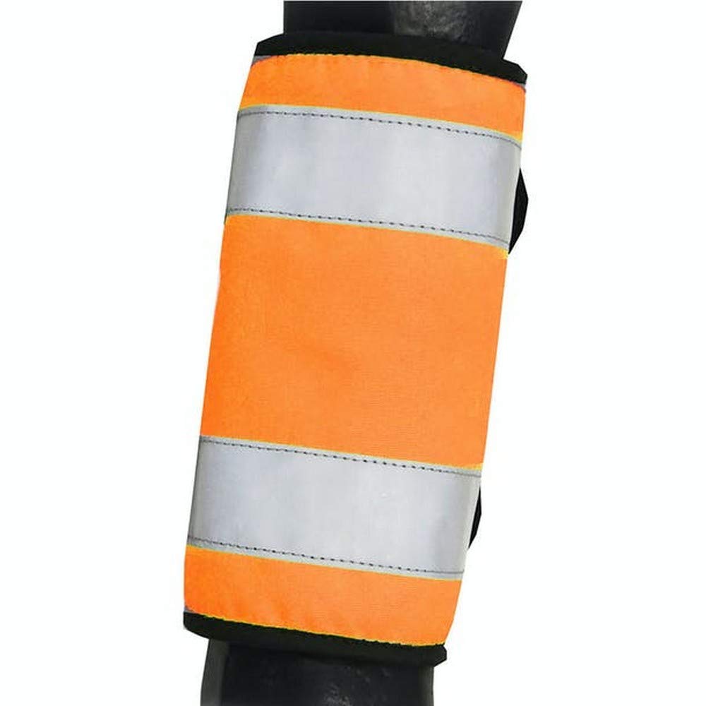 Hy Equestrian Hyviz Reflector Horse Leg Wraps - Pony Orange
