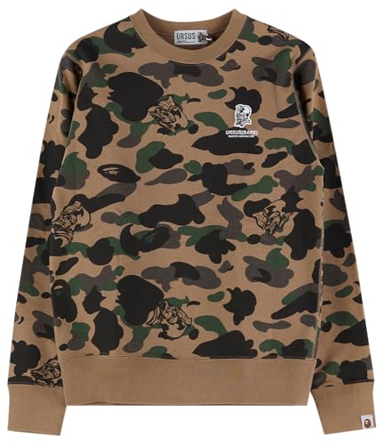 A Bathing Ape, Pre-Loved Men's Bape Ursus Camo Crewneck Sweater