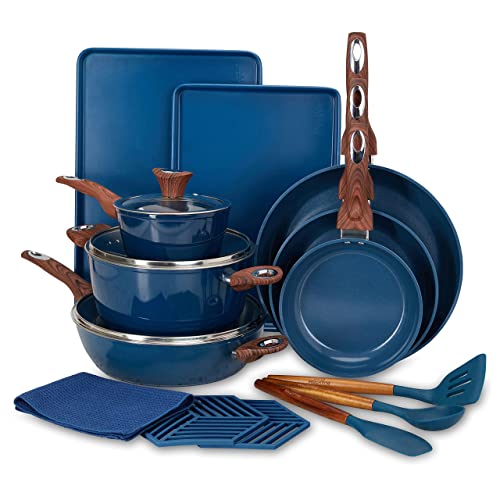 PHANTOM-CHEF-18-Piece-Cookware-Set-Non-Stick-Ceramic-Coating-Oven-Dishwasher-Safe-PFOA-Free-Aluminum-Pots-Pans-Set-with-Lids-Stay-Cool-Handles-Induction-Stovetop-Compatible-Navy