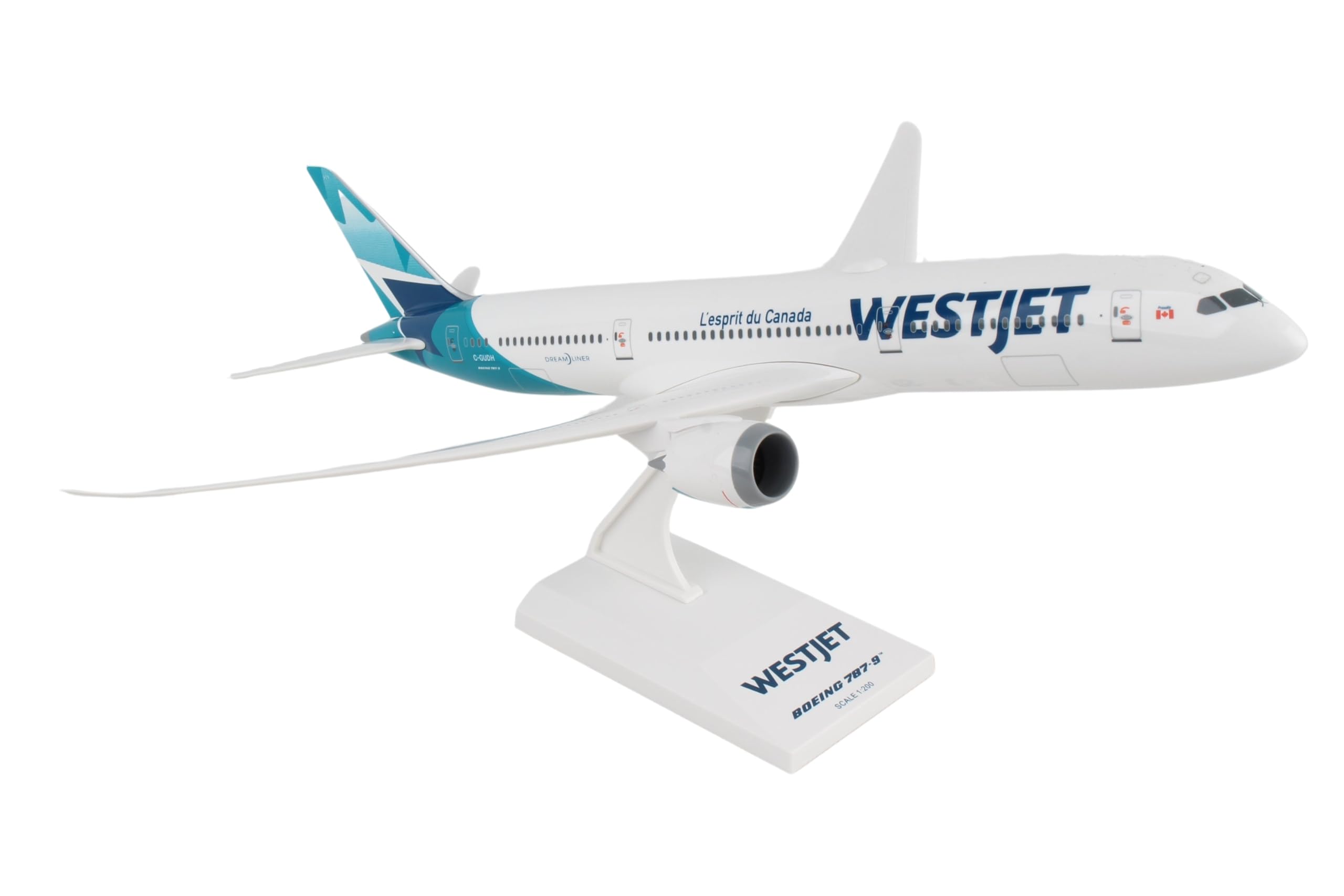 Ｍ08/02a0712☆ミニカー　ボーイング　787-9 ウェストジェット航空 Daron SKYMARKS WESTJET 787-9 1/200 : Amazon.co.uk: Toys & Games