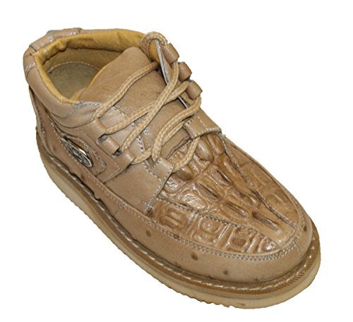 New Mens Embossed Crocodile/Ostrich Tenni Shoe Soft Sole