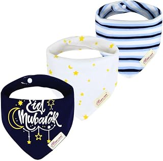 3 Pack Newborn Baby Bibs Bandana Drool Bibs for Drooling Cotton Baby Gifts