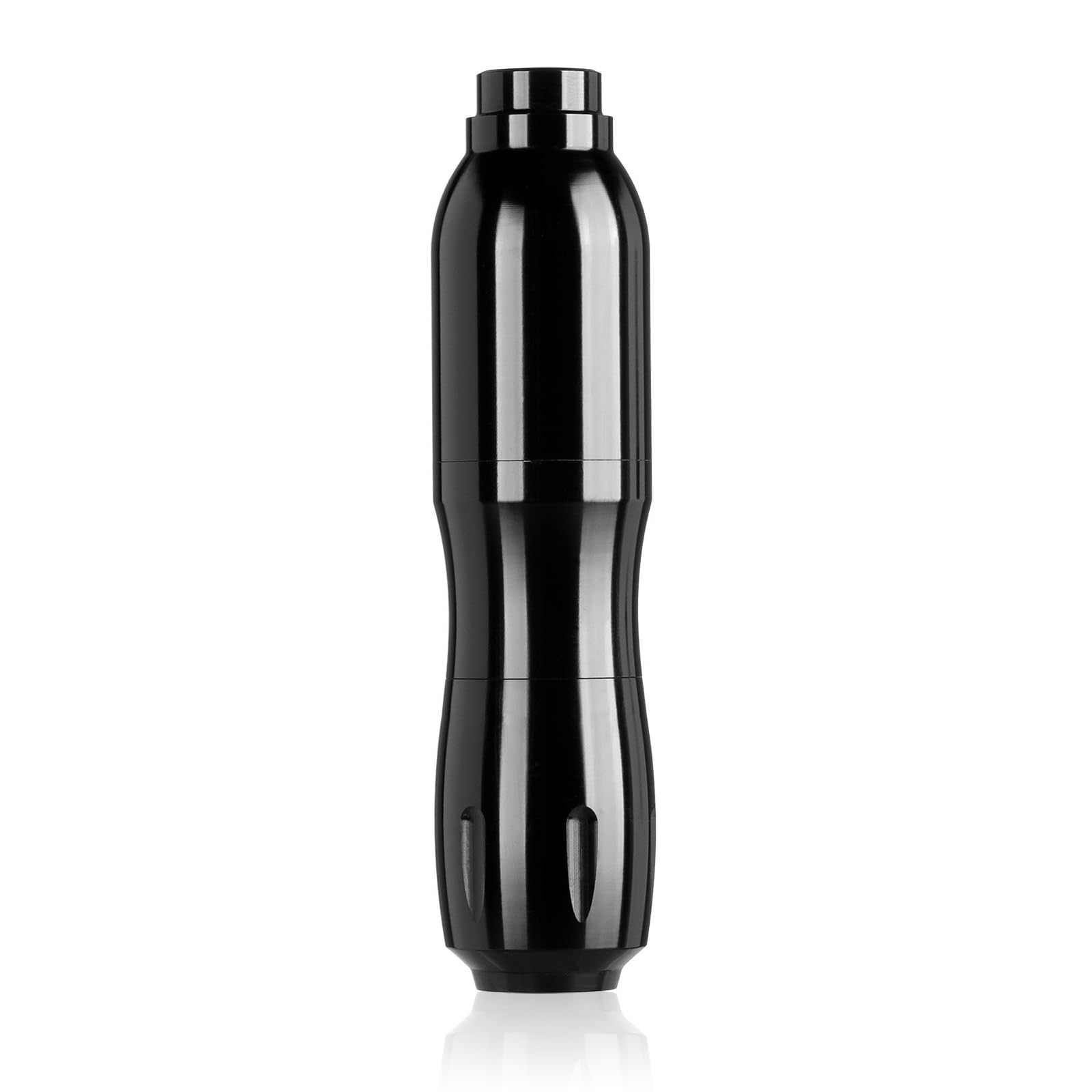 Macchina per tatuaggi rotativa con corpo in lega di alluminio e connessione RCA, macchinetta per tatuaggi con profondità dell'ago regolabile,Nero