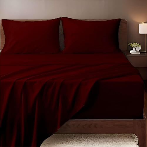 Miniatura 1 de Sábanas divididas tamaño King para cama ajustable (5 piezas) - Sábanas divididas ajustables - 400 hilos 100% algodón egipcio - Sábanas bajeras de 18