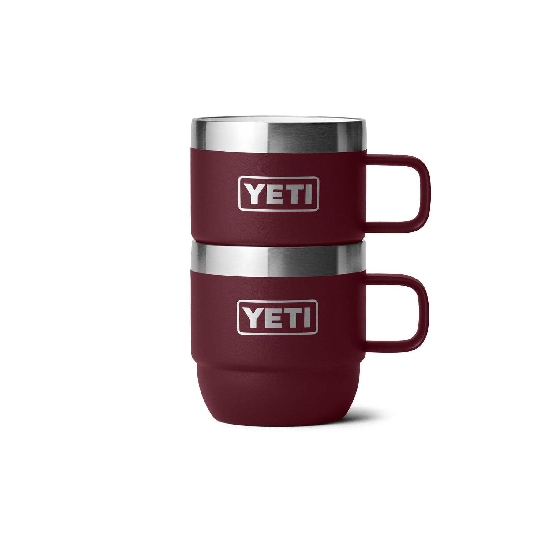 YETI Rambler Espresso Mug, Vacuum Insulated Stainless Steel Stackable Mug, Navy, 2 Pack 6 oz (177 ml), 6oz (177ml) - Image 4