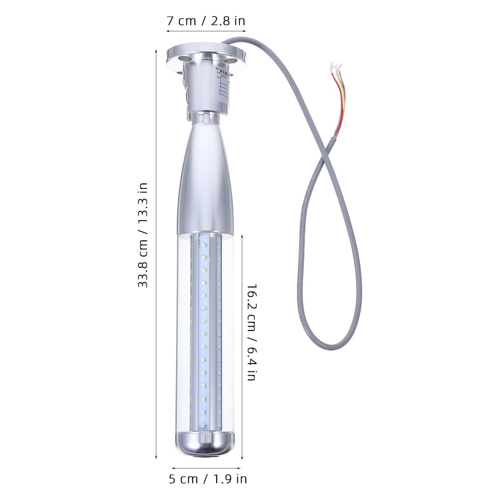 UKCOCO Luz trifásica roja y verde con zumbador para advertencia