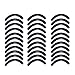 HEALLILY 16 Pièces Noir Silicone Recourbe- Cils Recharges Pads Remplacement Recourbe- Cils Coussins Cils En Caoutchouc Recharges Plaquettes pour Dames Filles Femmes