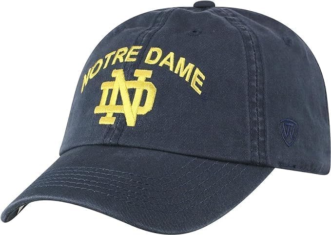 Collegiate Primary Color Team Arch Adjustable Hats (US Alpha One Size ND)