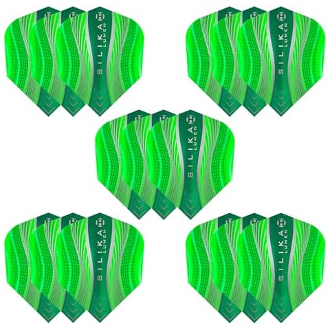 Harrows Lumen No6 Green Dart Flights Cover