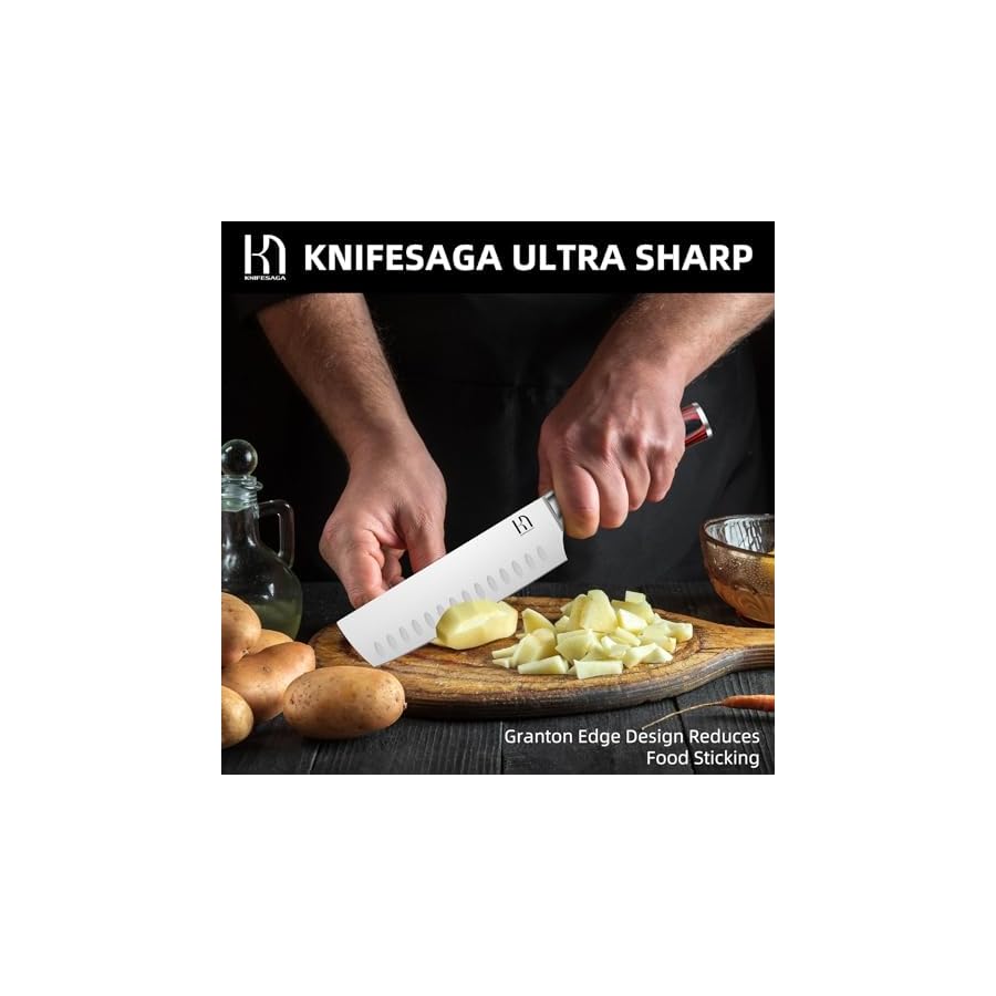 2023-Upgraded-Nakiri-Chef-Knife-Japanese-Professional-7-Inch-Sharp-Meat-Cleaver-Kitchen-Knives-for-Chopping-Vegetable-and-Cooking-High-Carbon-Stainless-Steel-Asian-Chopping-Chefs-Knife KnifeSaga 2023 Upgraded Nakiri Chef Knife Japanese Professional 7 Inch Sharp Meat Cleaver Kitchen Knives for Chopping Vegetable and Cooking, High Carbon Stainless Steel Asian Chopping Chefs Knife