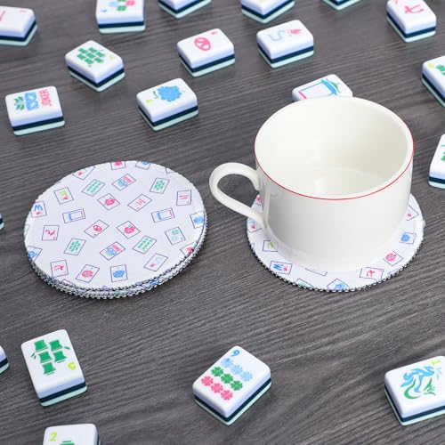 4 posavasos Mahjong Americanos impresos (3.94 pulg.) miniatura 7