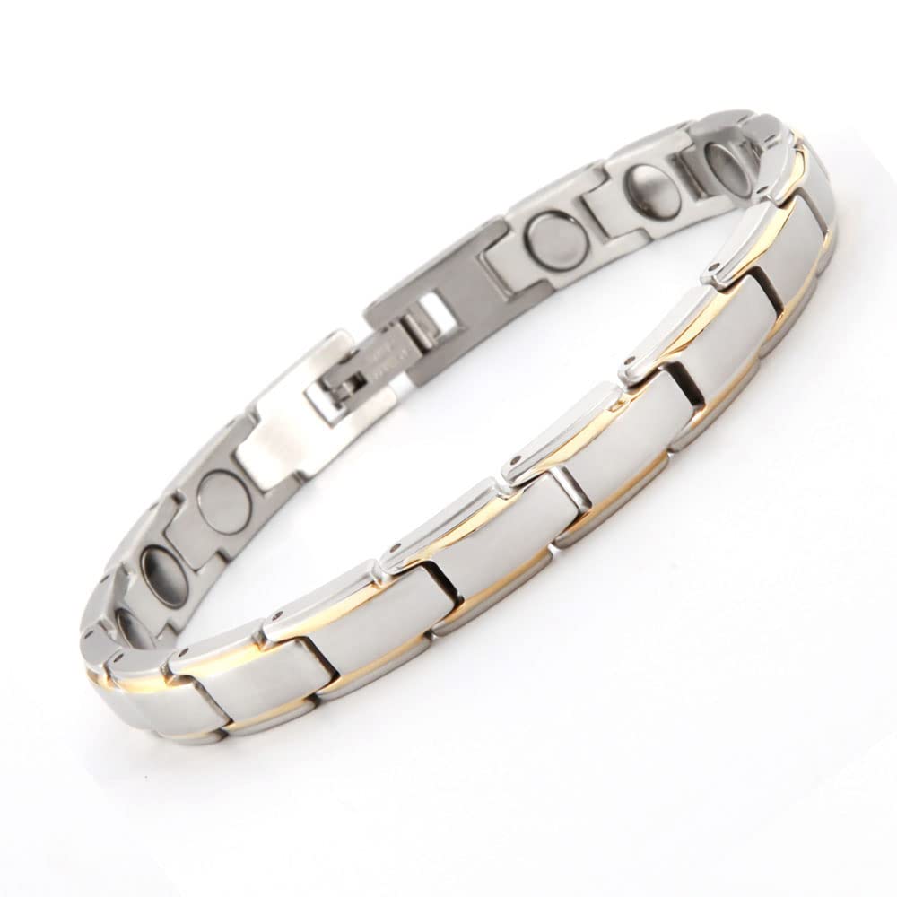 HAQI Magnetic Therapy Bracelet for Women Men Pain Relief for Arthritis and Carpal Tunnel Christmas Gifts(Women)