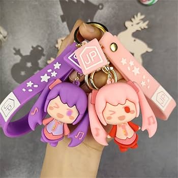 Amazon.co.jp: 初音ミクキーホルダー、キャラクターかわいいぬいぐるみ