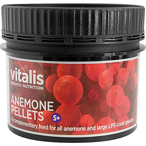 Comida para invertebrados de Vitalis, comida en copos para coral, SPS y LPS, bolitas de anémonas
