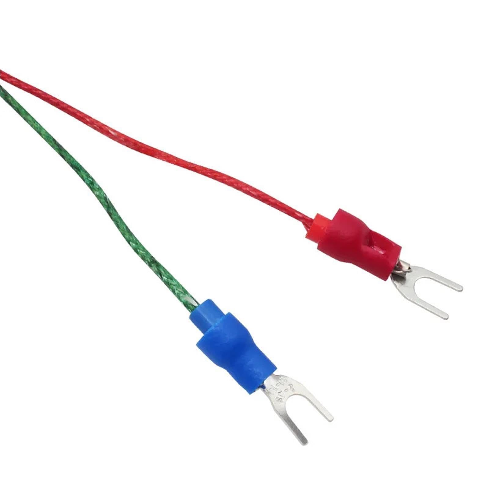 Termopar M8 1m 2m 3m 4m 5m Tipo KEJ PT100 50mm 150mm 100mm 200mm sonda Rosca Cable Sensor de Temperatura 0-800 ℃(5M PT100,200mm)