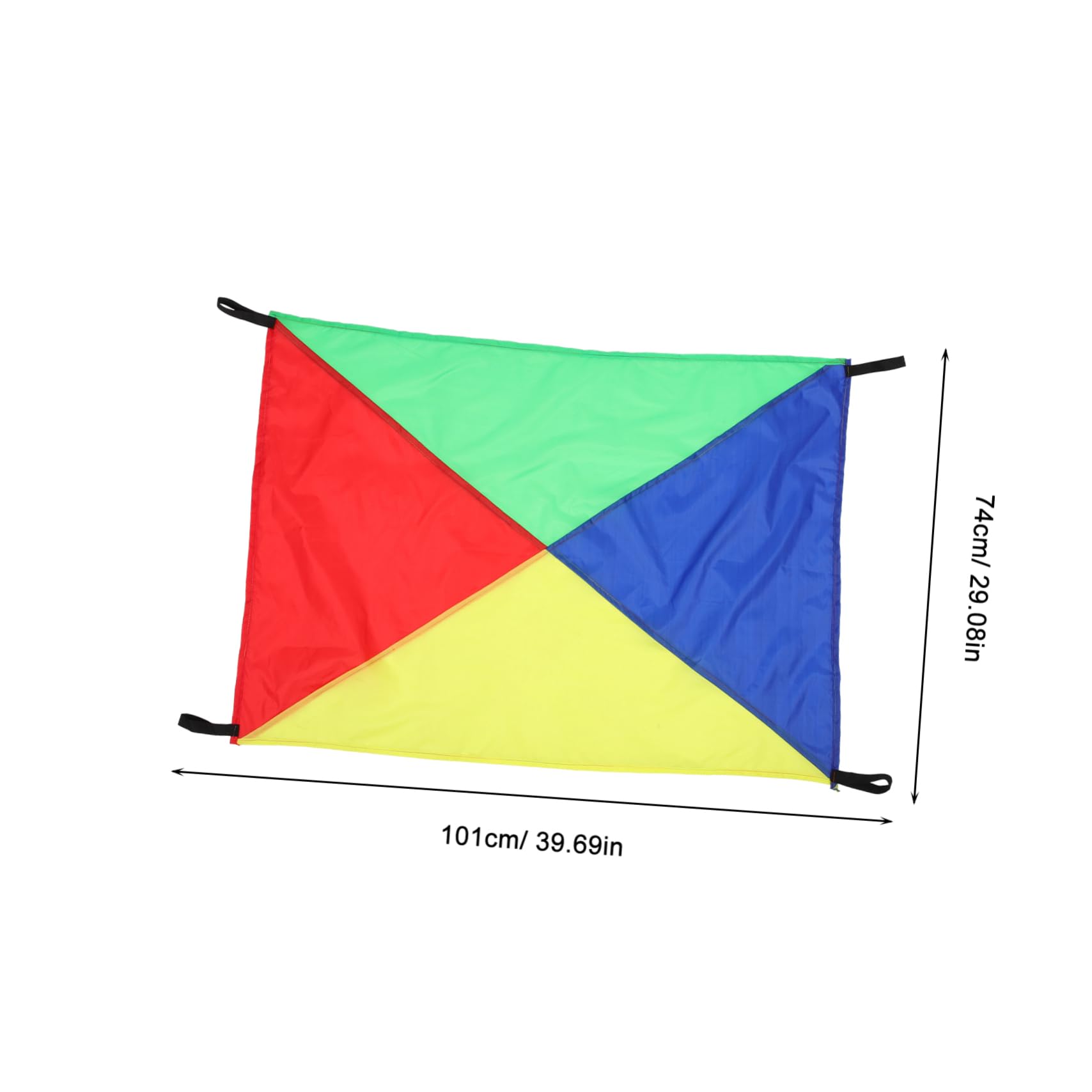 BRIGHTFUFU 1 Set Children's Sensory Integration Training Fitness Equipment Outdoor Rainbow Balloon Umbrella 2 Balls