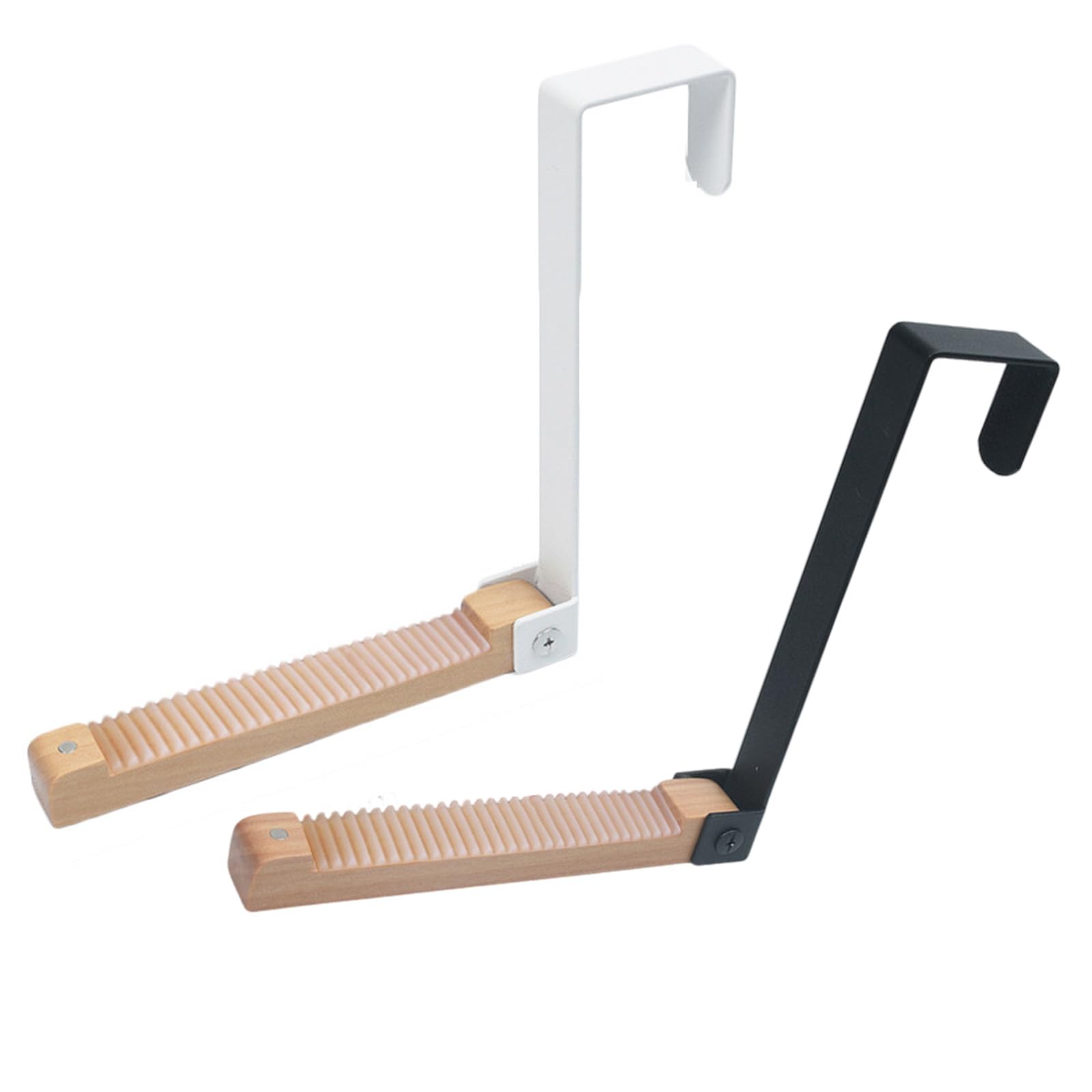 Jazuaiao E Foldabl Over Door Hanger Hooks With Nonslip Design Sturdy Drying Rack For Bathroom Bedroom Storag Organizers Sturdy Over Door Hanger For Clothes