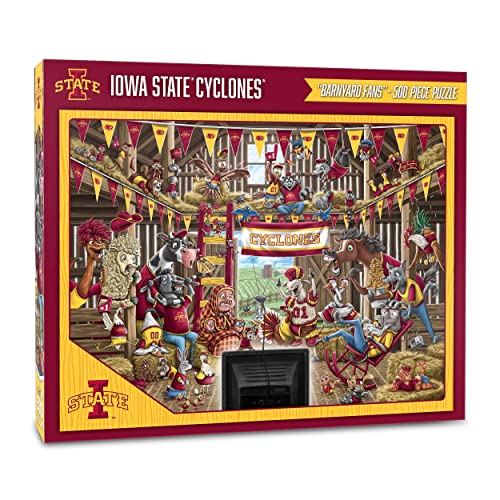 YouTheFan NCAA Iowa State Cyclones Barnyard Fans 500pc Puzzle