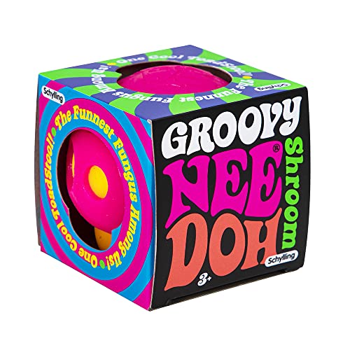 Schylling NeeDoh Shroom - The Groovy Glob! - Assorted Colors 2.7" x 2.7" image 12