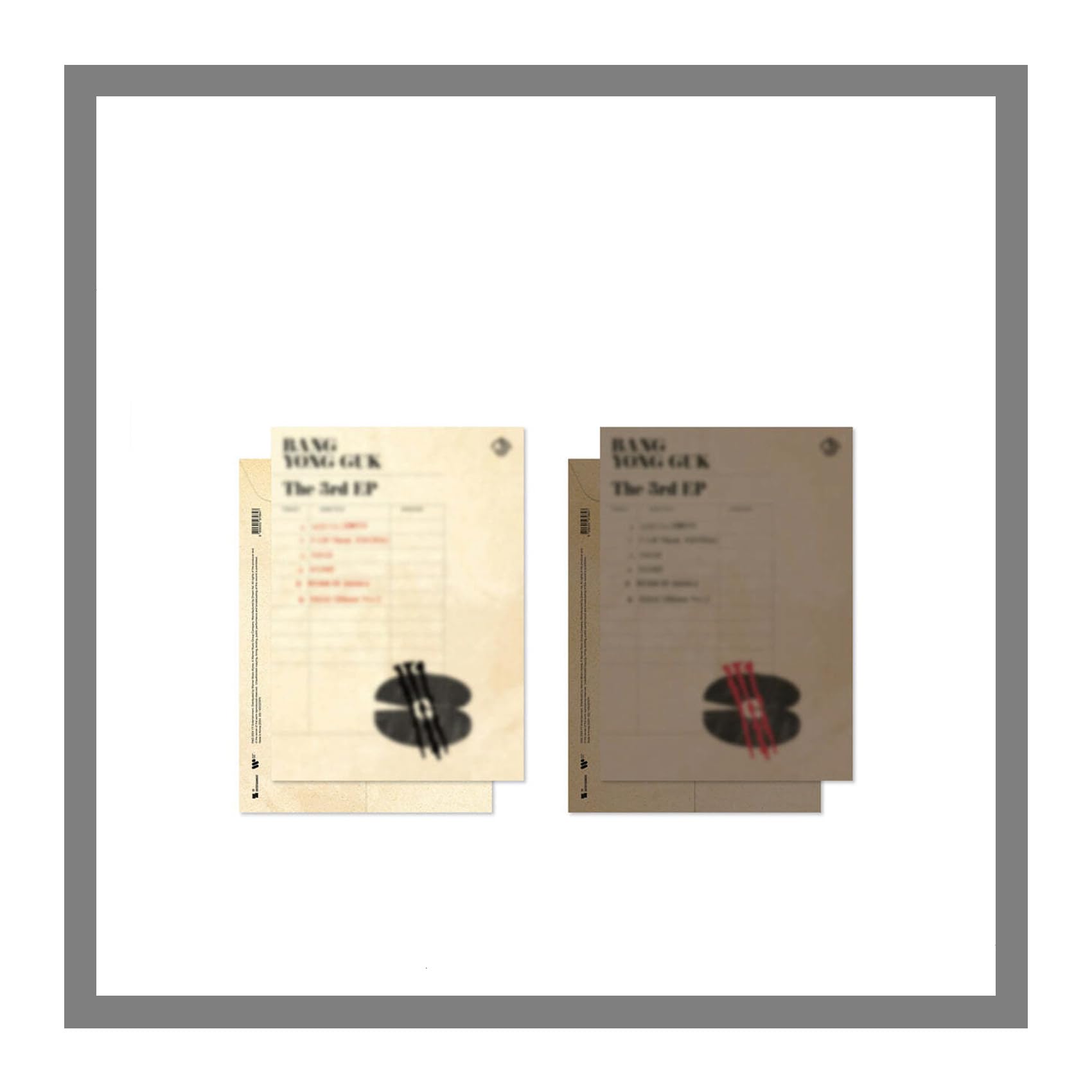 Amazon.com: B.A.P Bang YONGGUK 3 3rd EP Album CD+Folding