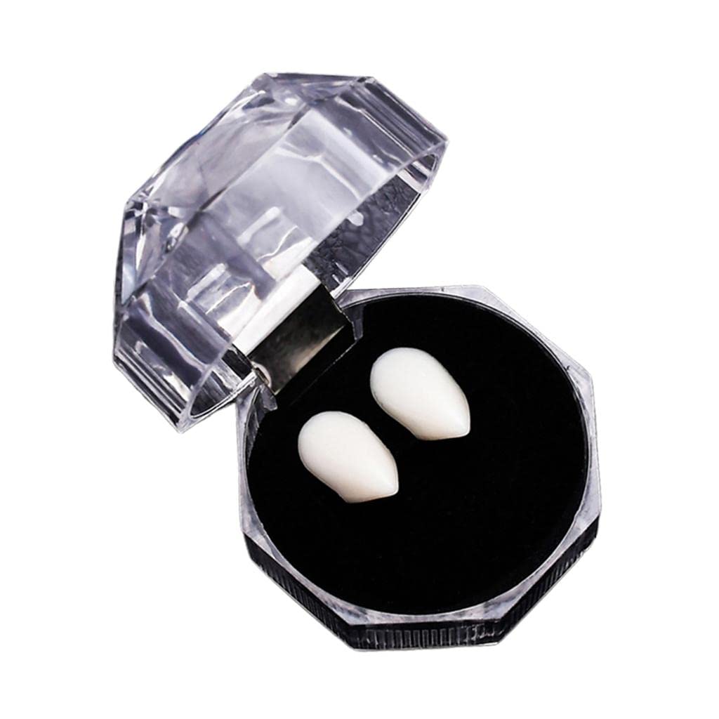 UJEAVETTE Halloween false teeth vampire fangs zombie teeth COSPLAY costume props 13mm