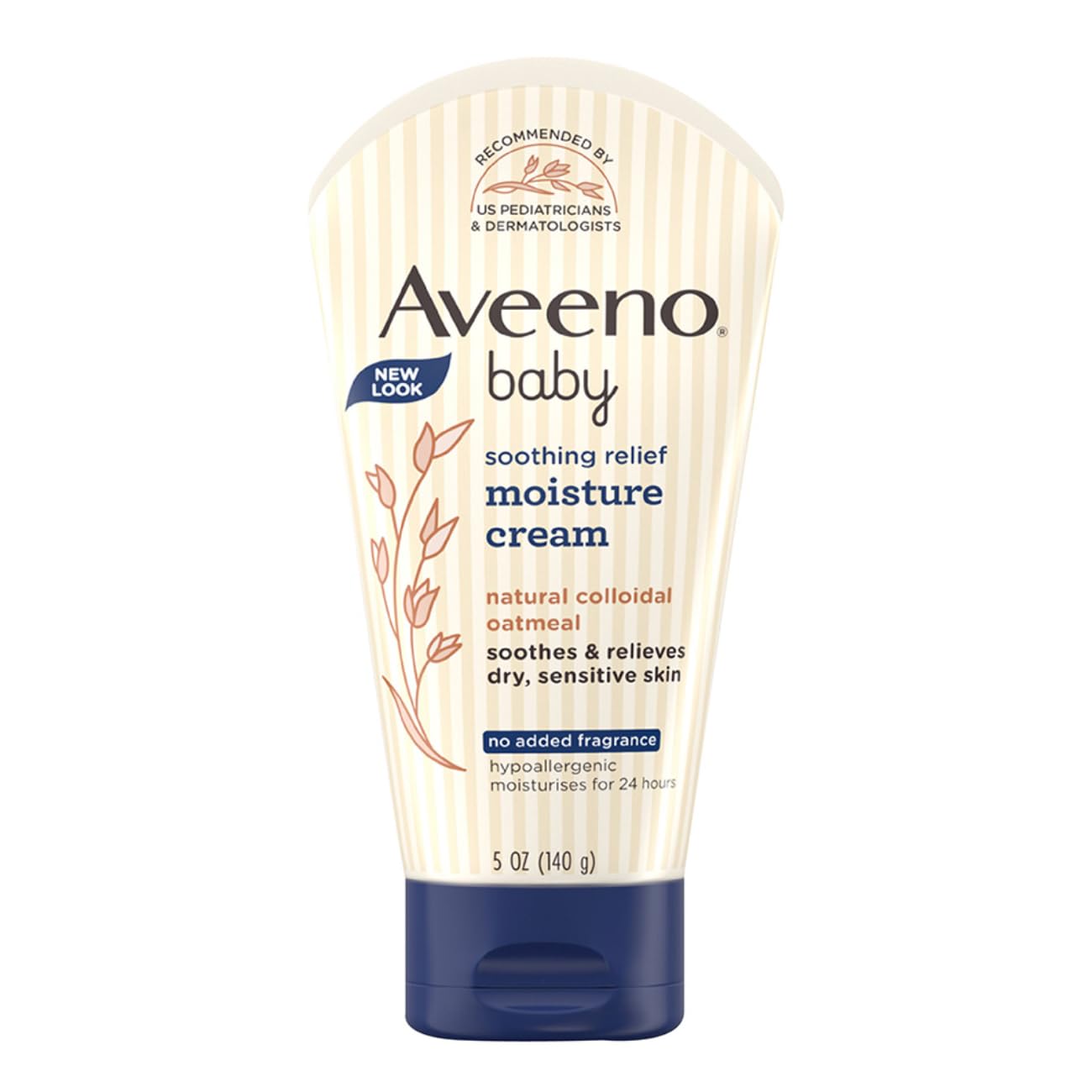 Aveeno Baby Soothing Relief Moisture Cream 140g | 24-Hour Protection for Dry, Itchy or Sensitive Skin | Natural oat extract | Fragrance-free, paraben-free, hypoallergenic | US #1 Pediatrician recommended (B006IB45C4) Amazon Price History, Amazon Price Tracker