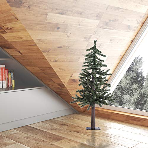 Vickerman-3-Natural-Alpine-Artificial-Christmas-Tree-Unlit-Faux-Christmas-Tree-Seasonal-Indoor-Home-Decor-Reliable-and-Durable-Decorative-Christmas-Tree Vickerman 3 Natural Alpine Artificial Christmas Tree Unlit Faux Christmas Tree Seasonal Indoor Home Decor Reliable and Durable Decorative Christmas Tree