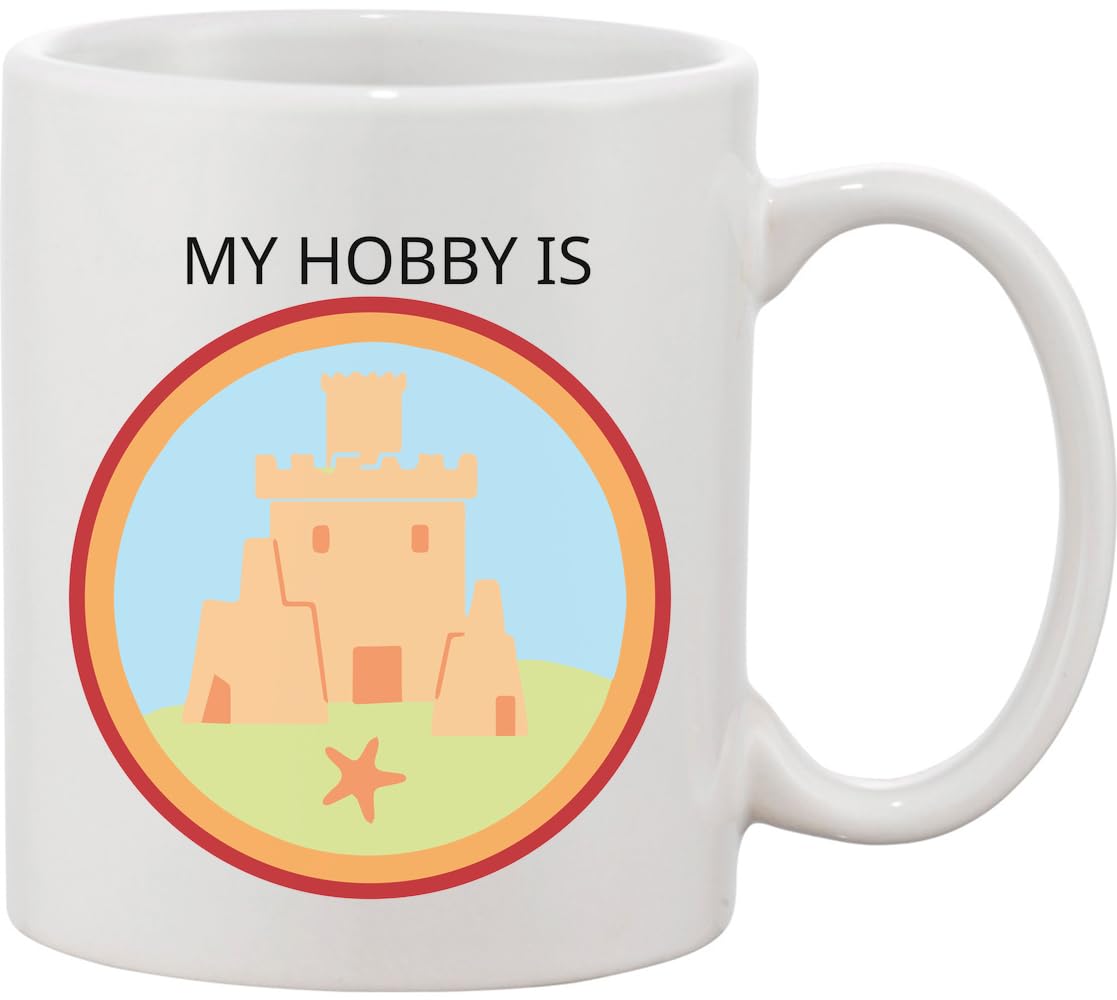 My Hobby is Building Sandcastles Ceramic Mug bnft