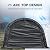 MELLCOM 12 x 24 FT Heavy Duty Carport, Portable Garage Party Tent with Reinforced All-Steel Frame and Round Style Roof, Anti-Snow All Covered Car Canopy Outdoor Waterproof Storage Shelter for Car