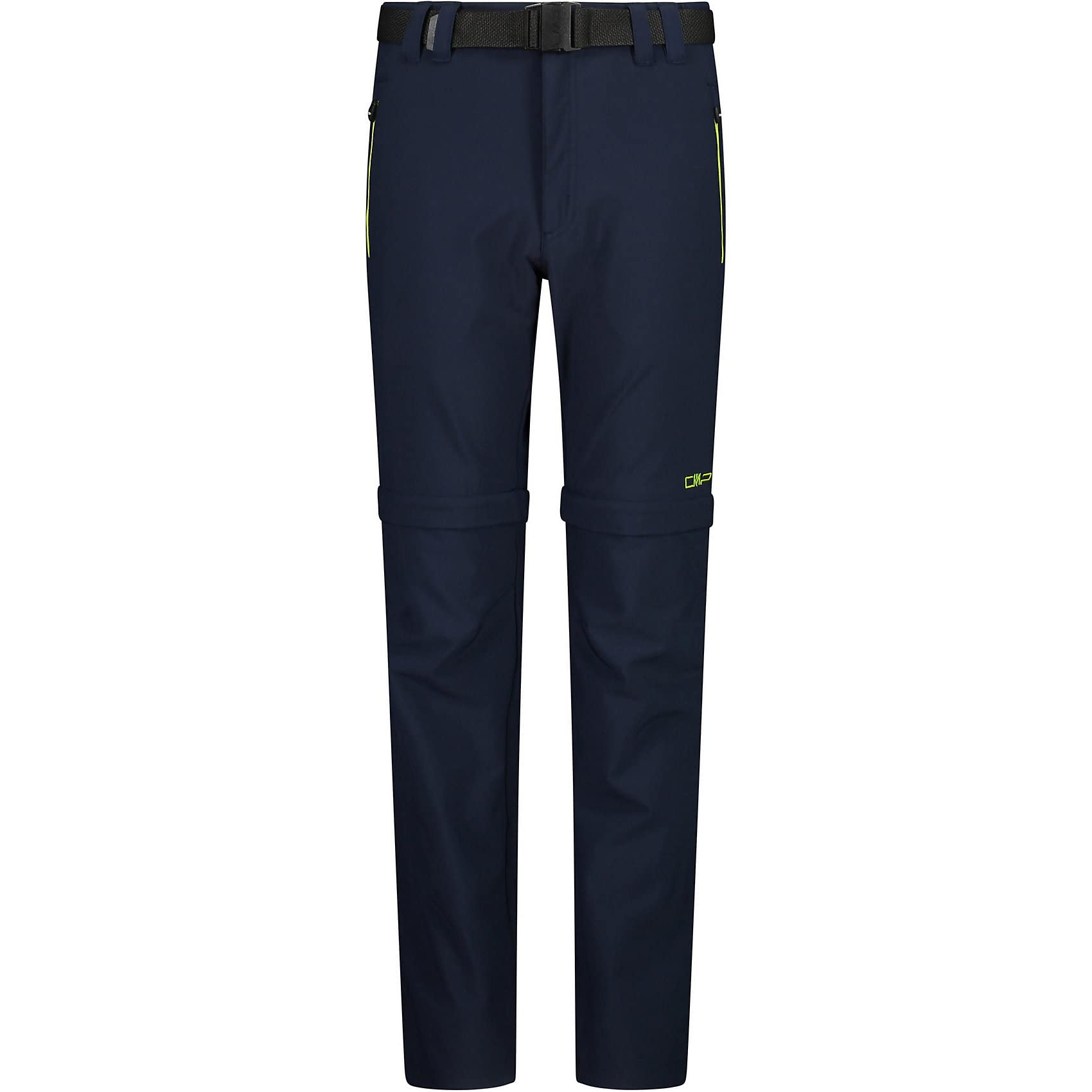 CMP Boy's Zip Off Pant Blue-Lime Green 16 Years