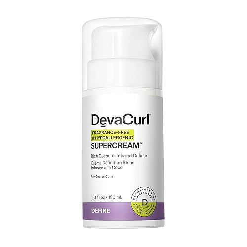 DevaCurl SuperCream Rich Coconut-Infused Definer Hydra-Definition Blend Multitasking Styler
