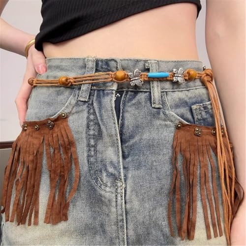 Folk Art Handmade Rope Belt Adjustable Waist Accent Accessories For Dresses Skirts And Styles Ensembles3