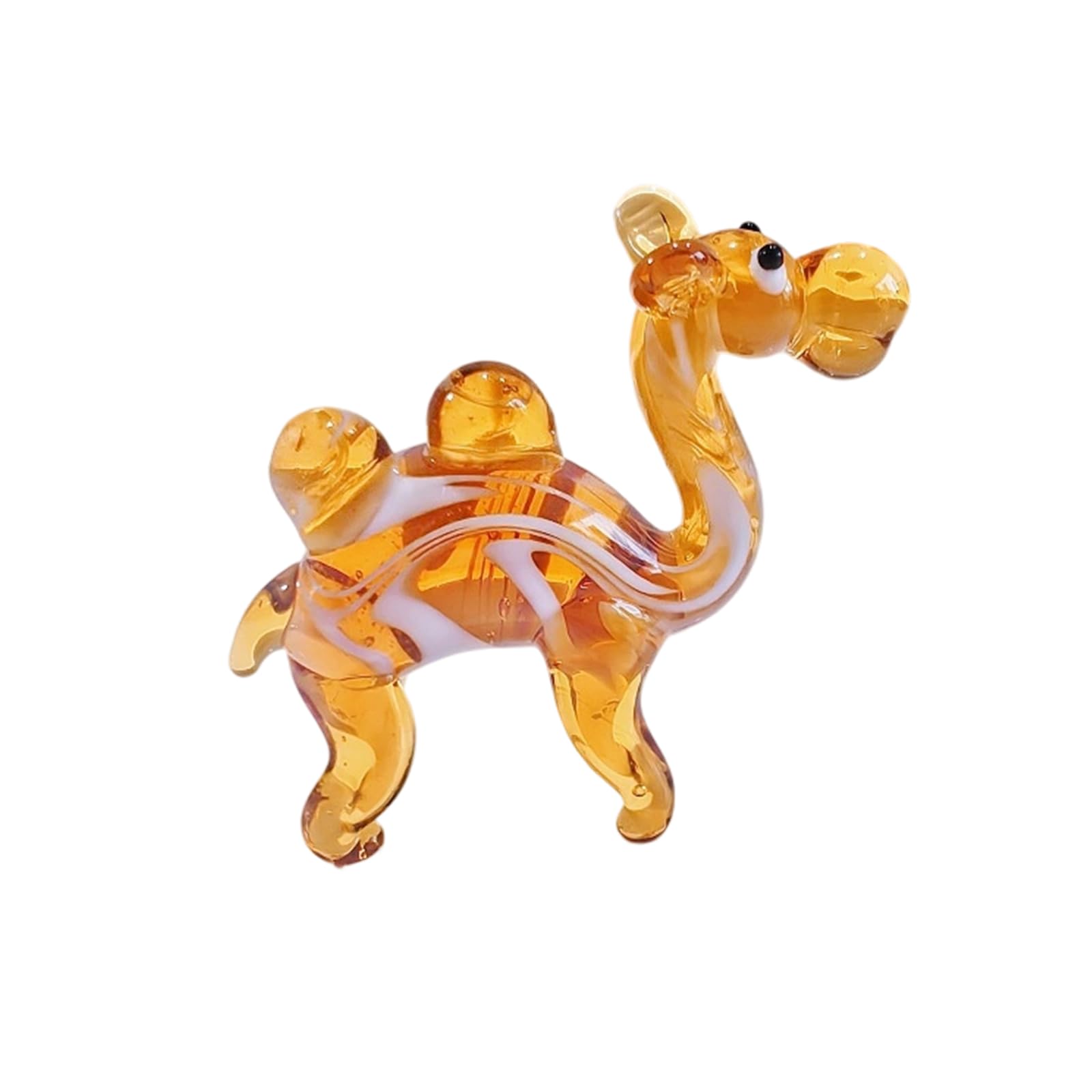 Uitndvyte A Collectible Rt Glass Miniatures Glass Camels Figure Nimal Miniature Figurines Table Ornaments Camels Statue Collections Miniature Figurines Ccent Rt