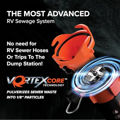 Image of Camco Rhino Camper /RV Sewage Macerator Pump Kit - Features Run Dry Protection and High Temp Protection - Compatible w /4 inch, 3.5 inch & 3 inch Sewer Outlets - Designed w /Self-Priming 12 Volt DC Motor (39040)