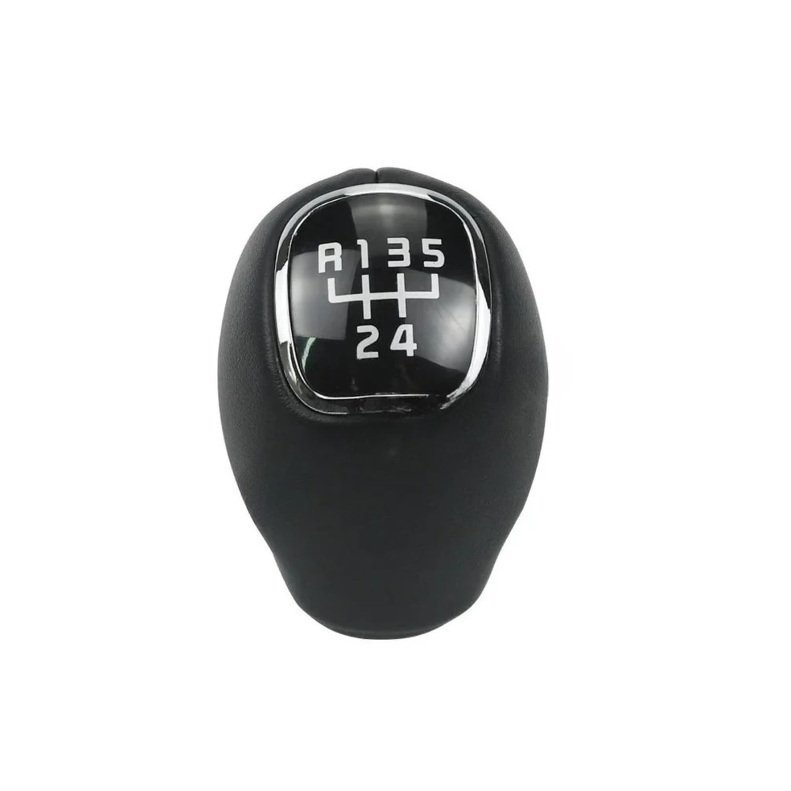 EHWLFVX Car Gear Shift for KIA for Sportage 2011-2015 for Rio 3 5 2013-2015 6 Speed Leather Gear Knob Shift Lever Shifter Handball Car Accessories(5 Speed)