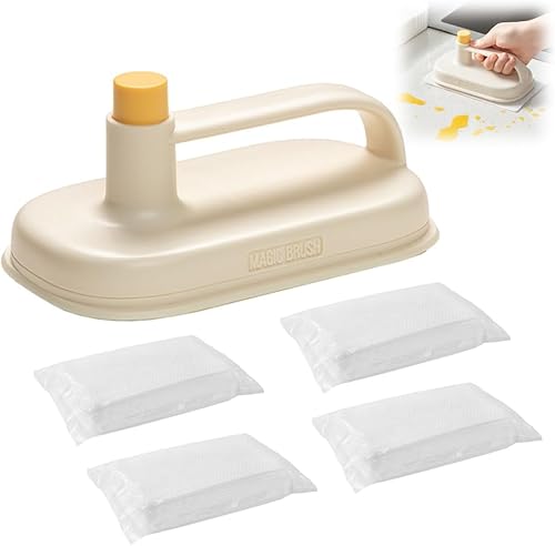 Cepillo mágico desechable que protege el trapo de limpieza de manos, desengrasante de cocina, paño de limpieza especializado, limpieza para personas